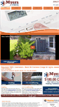 Mobile Screenshot of myersheatingandaircond.com